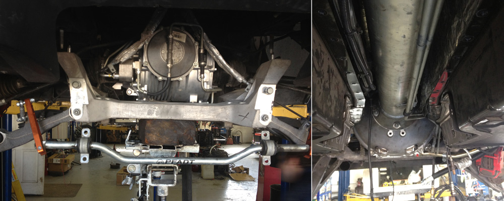 transmmission-diff-driveshaft-install