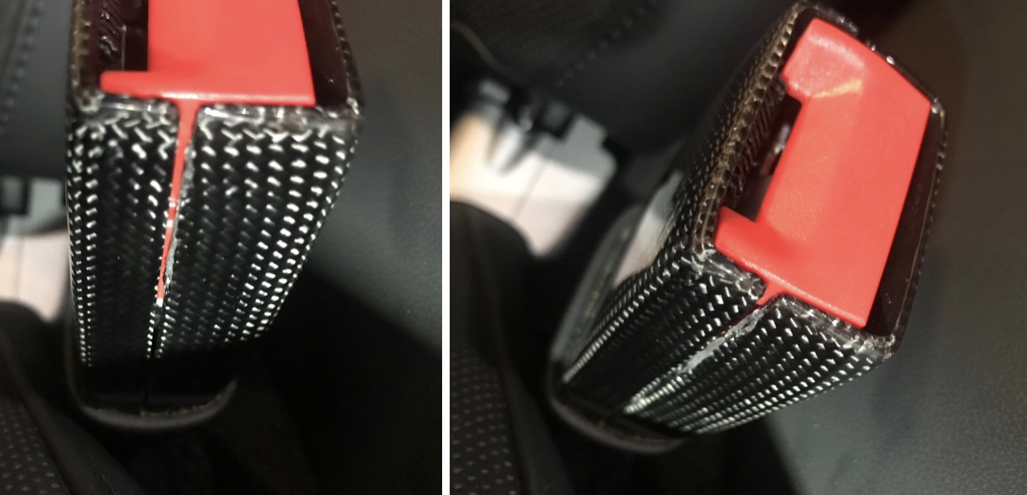 Seat belt online clasp replacement